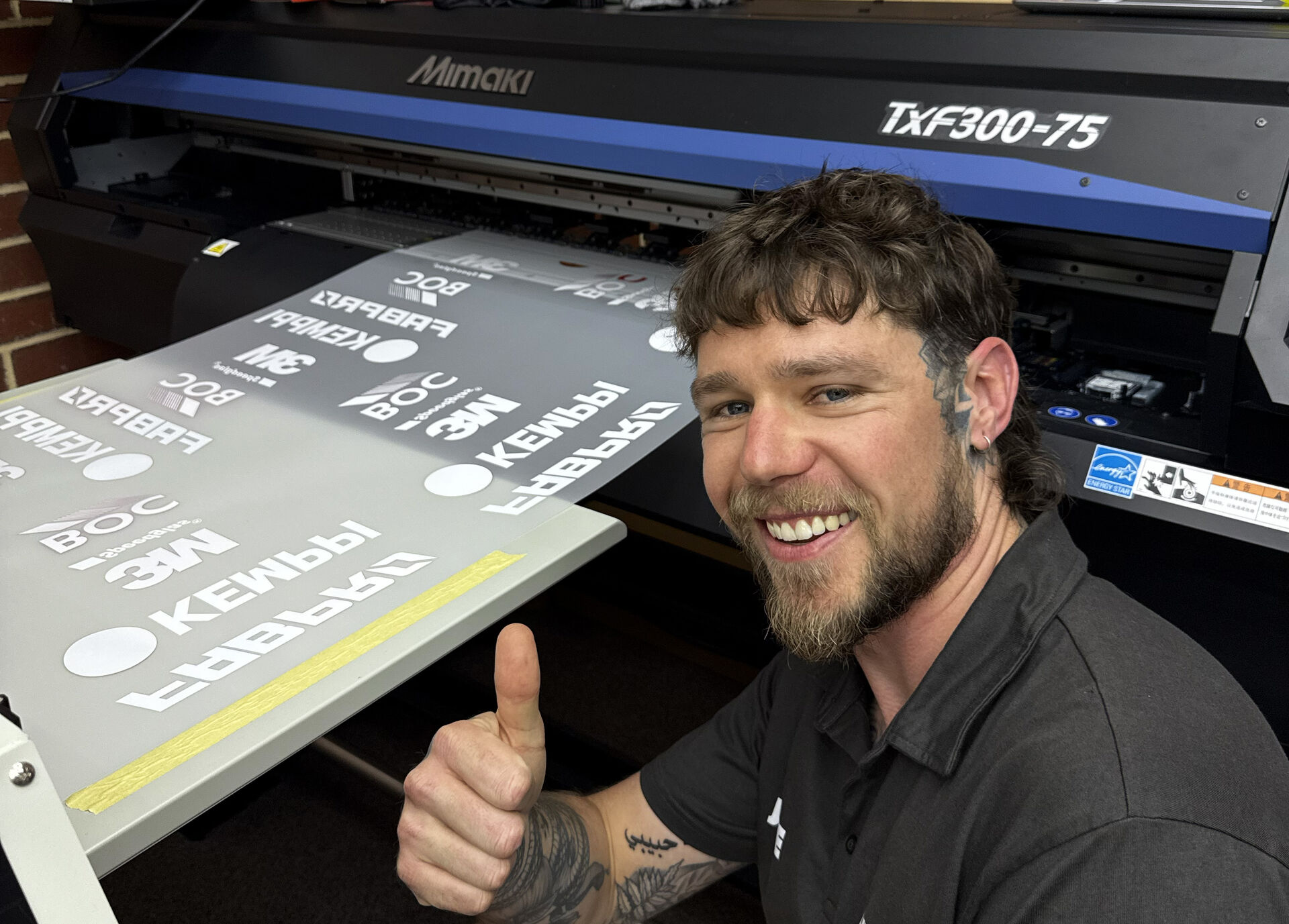 jake at the txf300-75, mid print